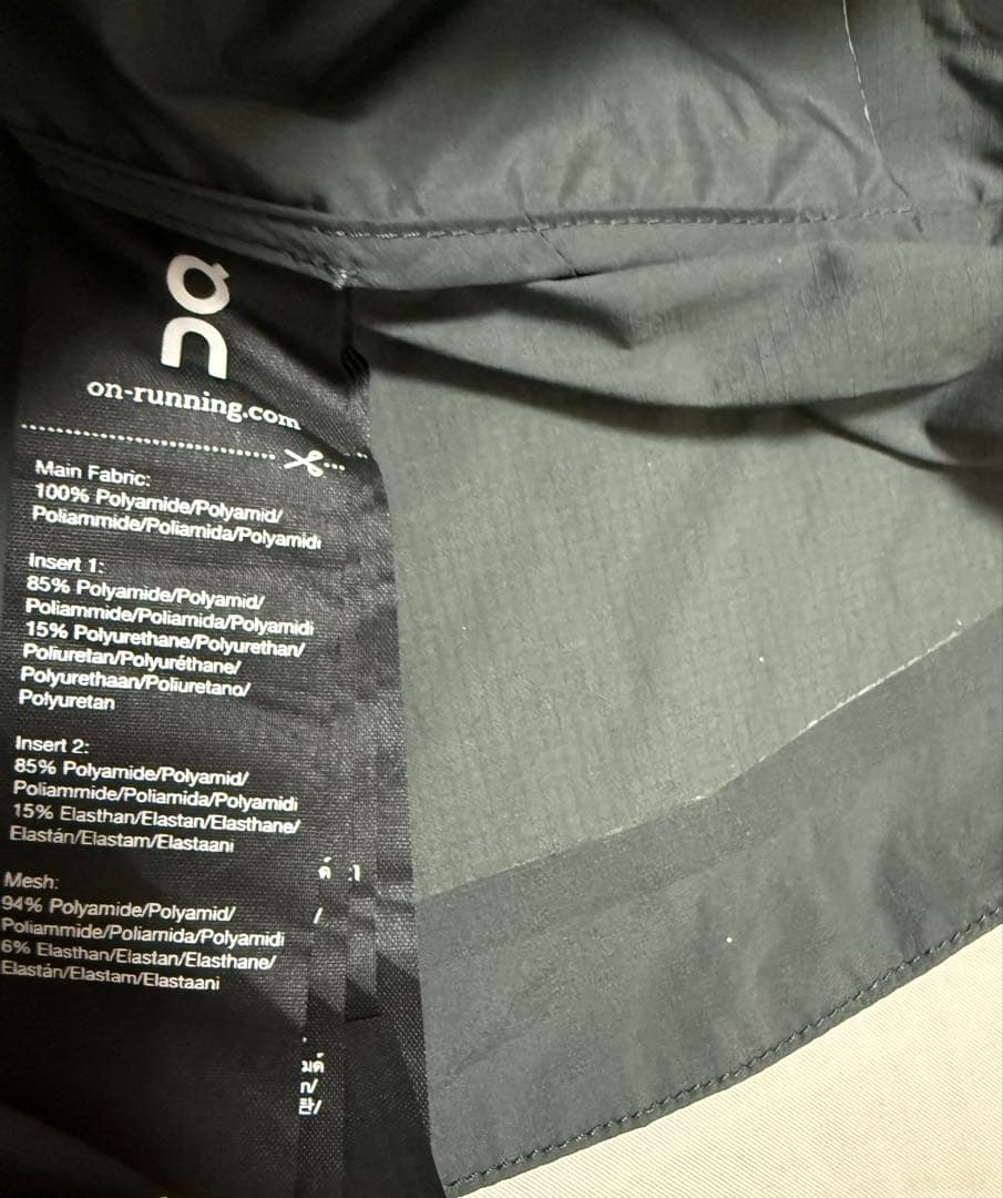 On オン　ウェザージャケット/ナイロンパーカー/ウインドブレーカー　メンズ