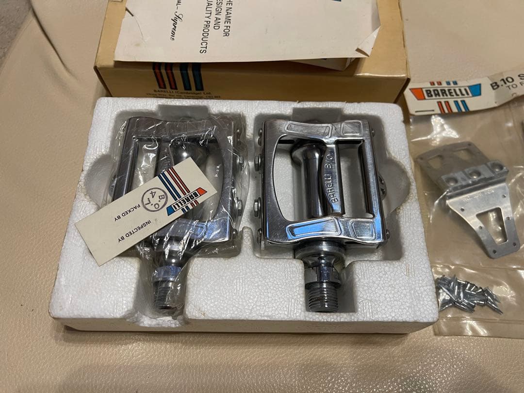 【超希少】箱付き未使用 英国製ヴィンテージペダル Barelli B.10