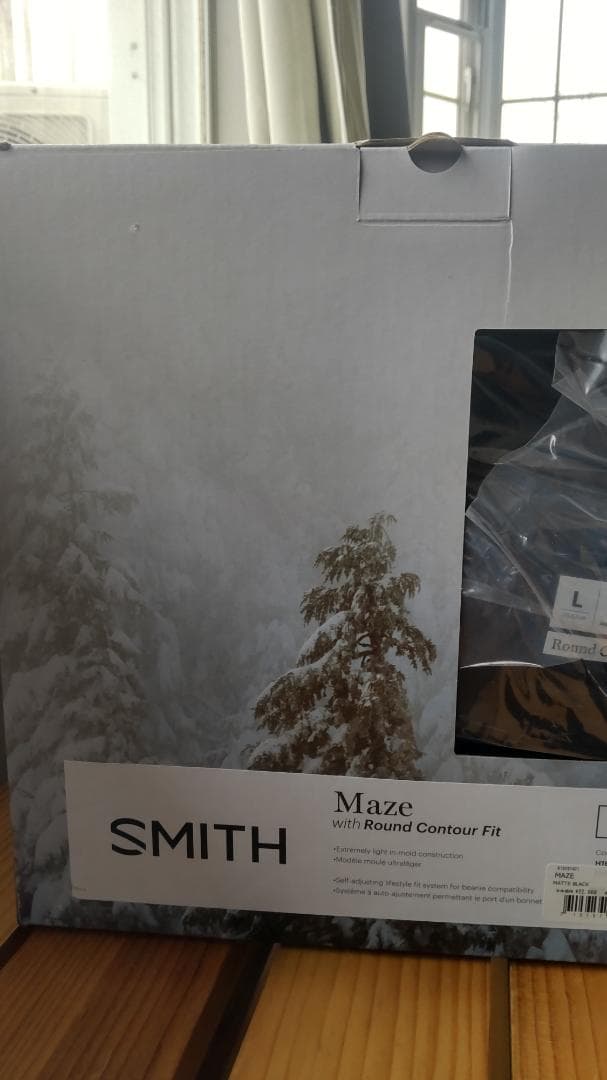 く*う様 【SALE】スミス Maze メイズ Matte Black/L63-