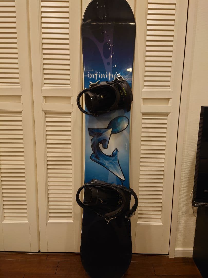 infinity スノーボード バインディング付き