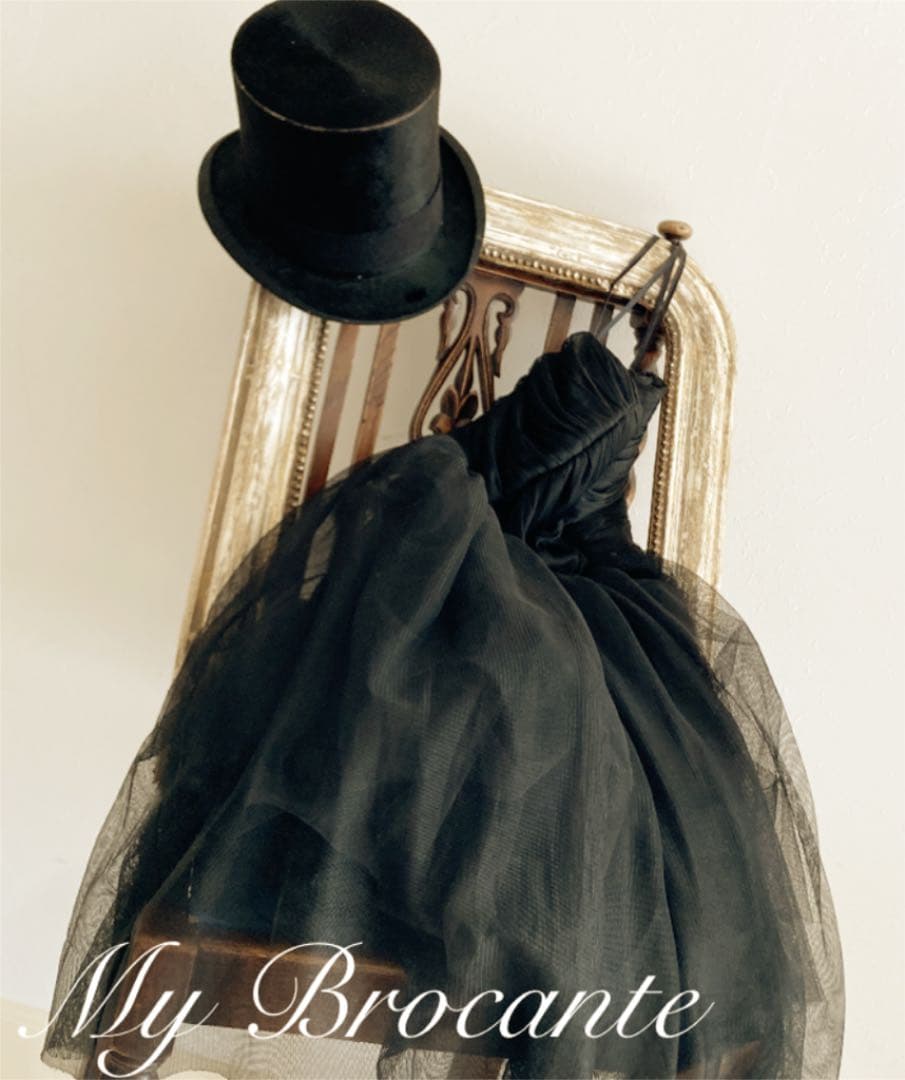 アンティーク雑貨 France Vintage Tulle Dress Deadstock.