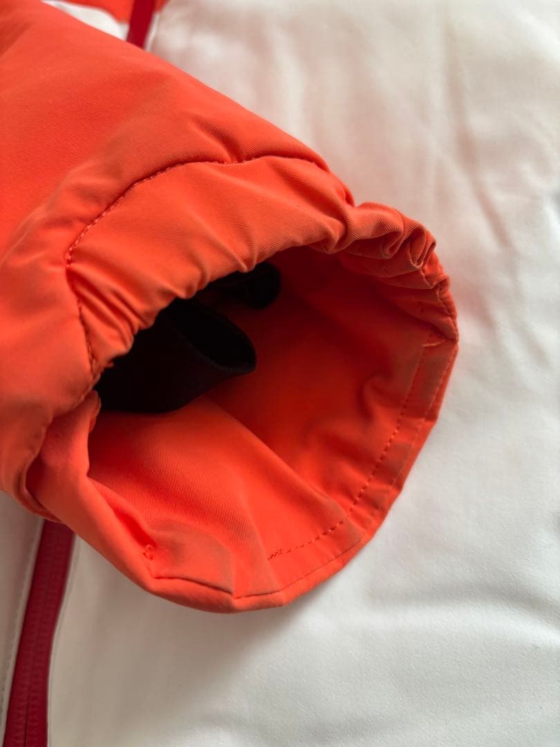 DESCENTE S.I.O.concept スキーウェア L オレンジ／白