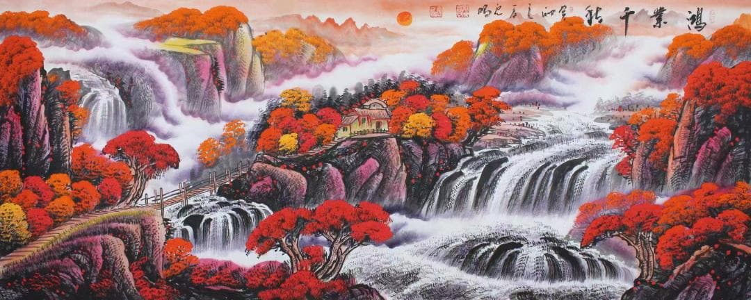 高雲鵬、本物です。国家一級美術師。