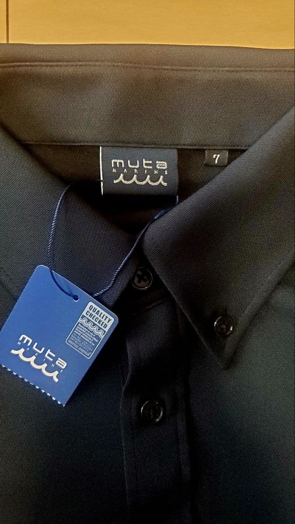 新品未使用 muta 黒 ポロシャツ XL