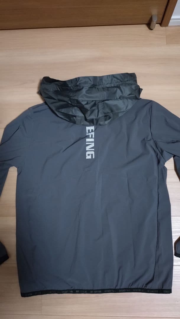 極美品■BRIEFING MS WIND JACKET /M/チャコール