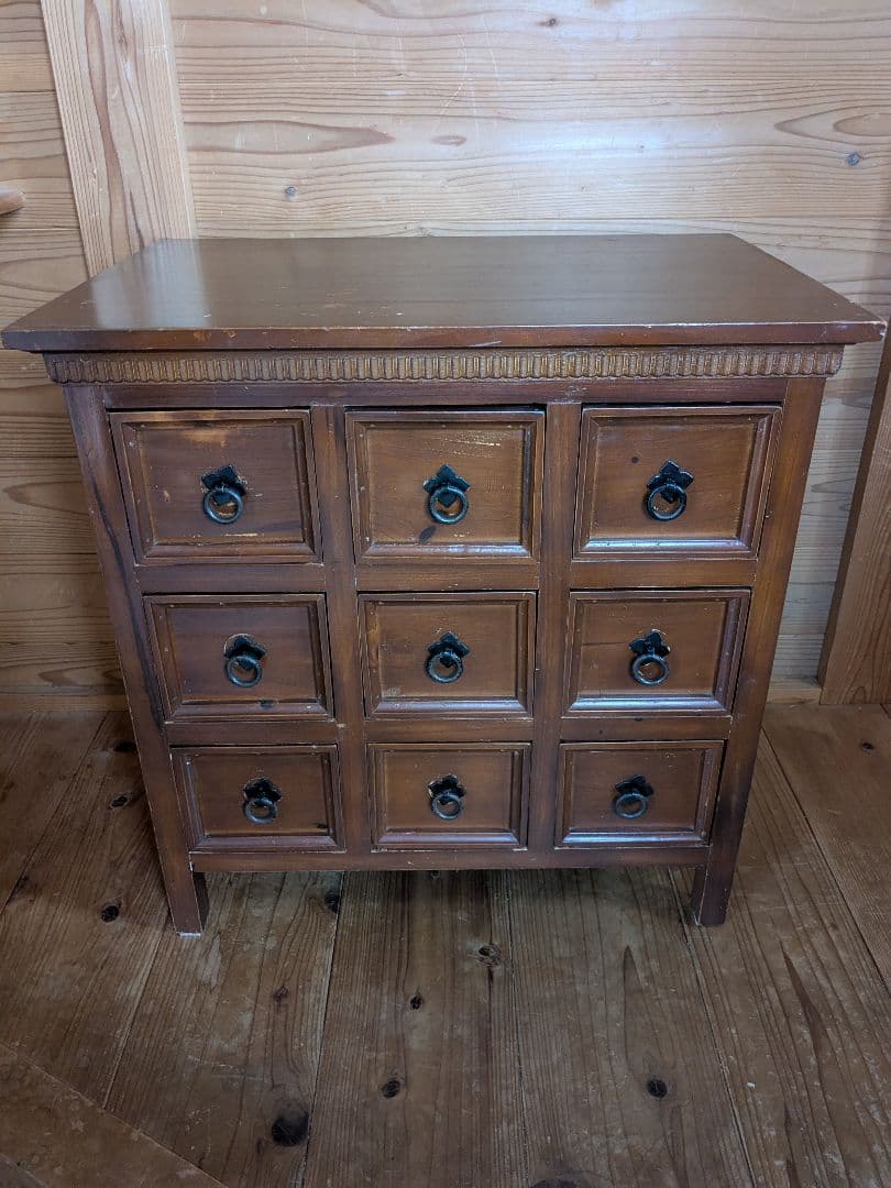 昭和レトロ 薬箱 箪笥 小引き出し 収納キャビネット インテリア アンティーク