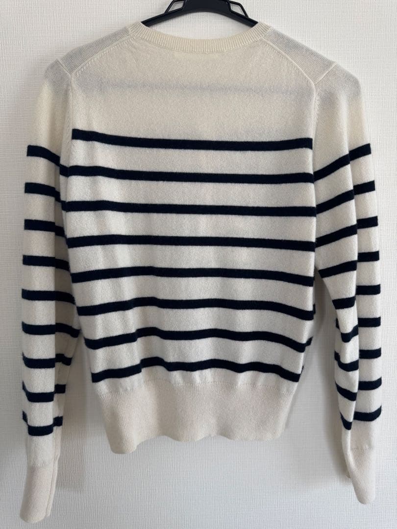 GALERIE VIE スコットランドカシミヤ クルーネックカーディガン