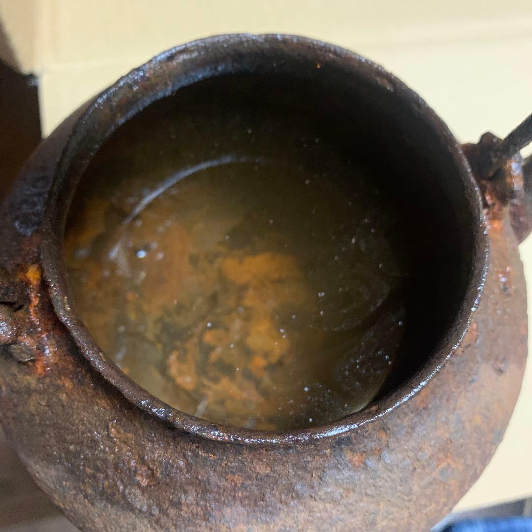 鉄瓶　24時間以上水漏れなし