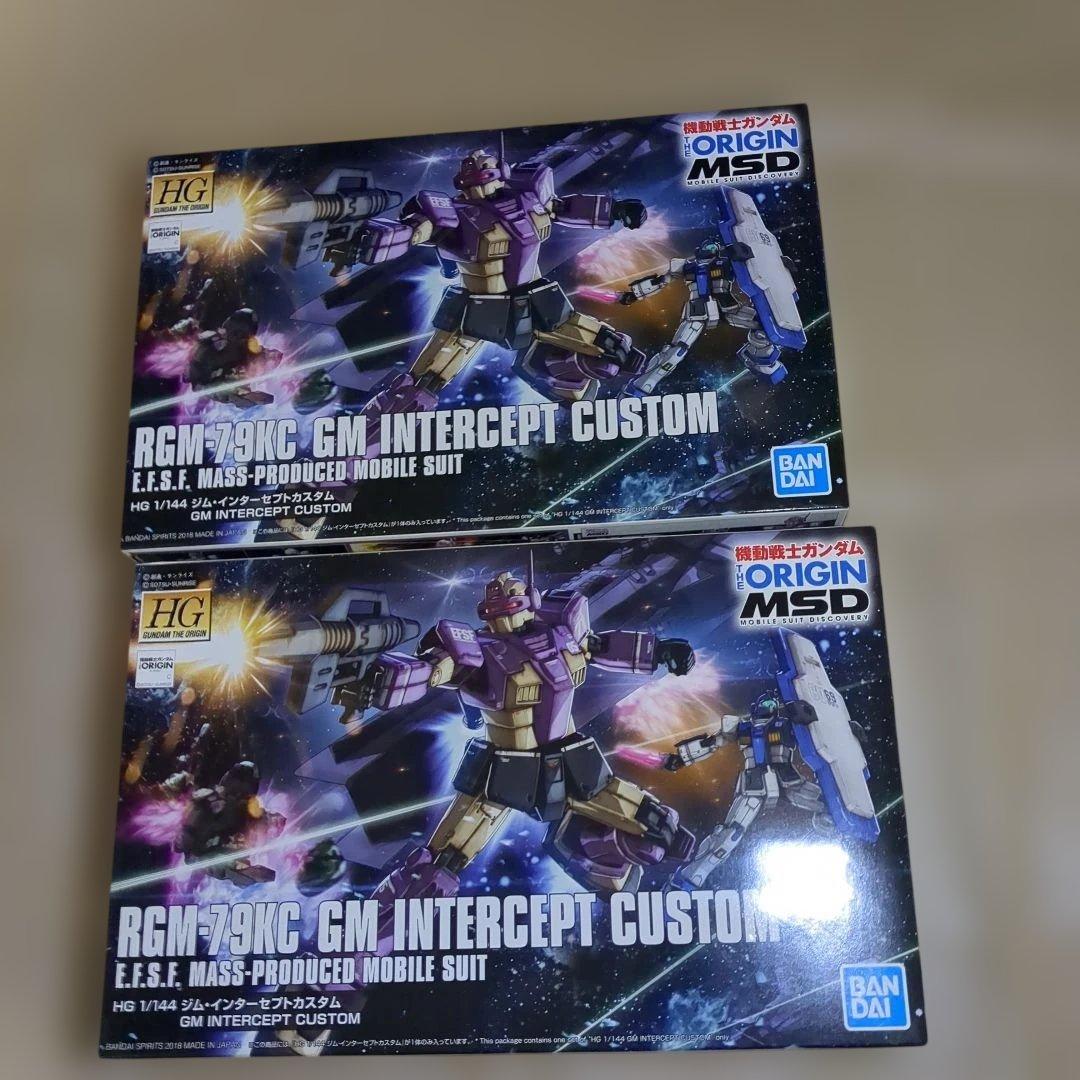バンダイ HG 1／144 ジム・インターセプトカスタム ２つセット