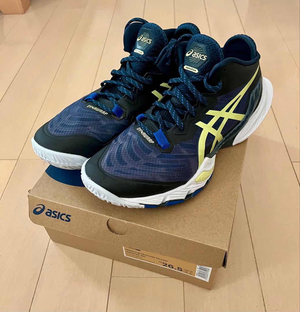 アシックス　バレーボールシューズ　メタライズ　26.5㎝　激レア商品　3/22迄
