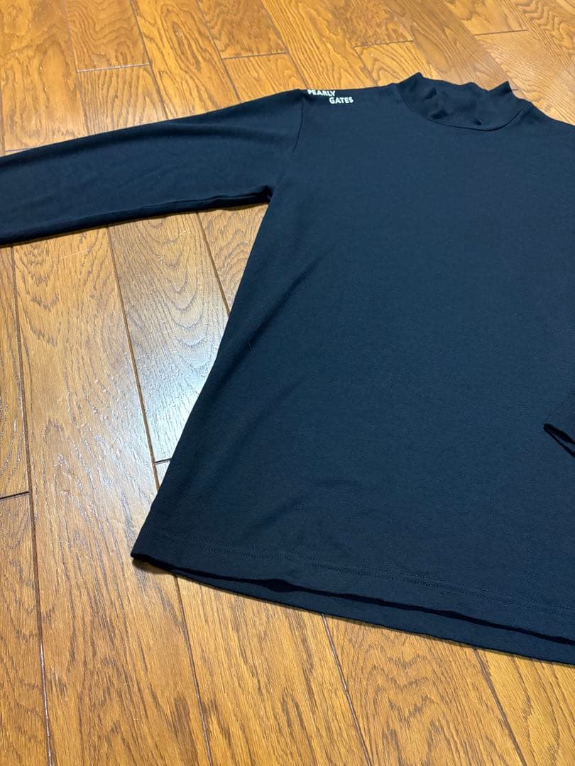 上質！パーリーゲイツPEARLYGATESゴルフシャツニット　サイズ5 ウール混