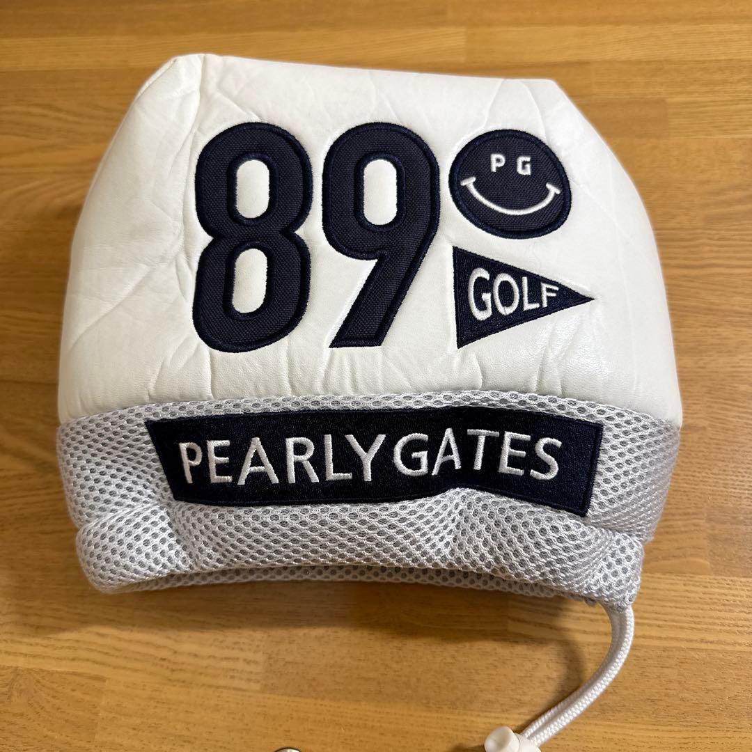 パーリーゲイツゴルフバッグ・キャディバッグ ホワイト　アイアンカバー付き