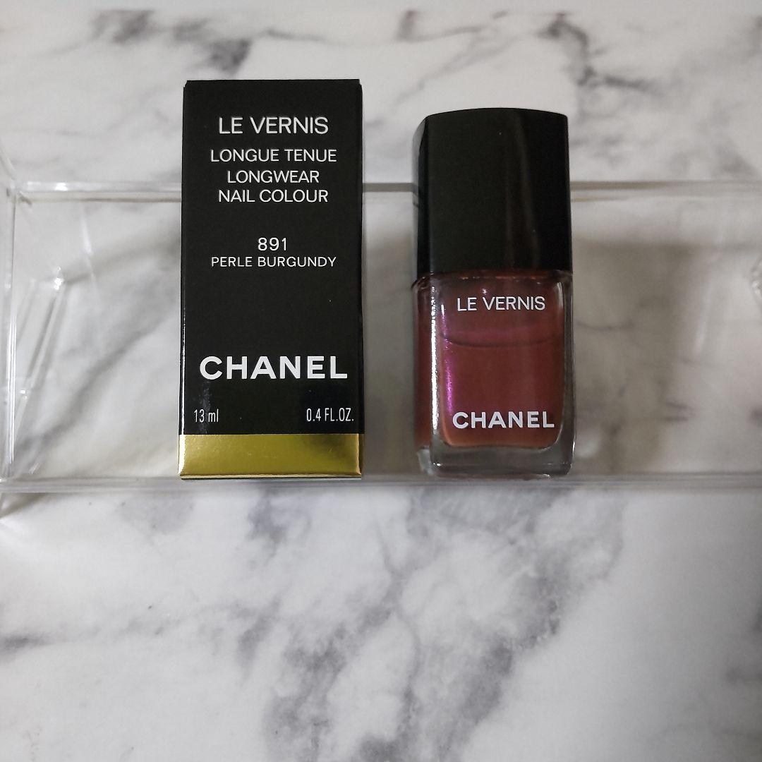 【生産終了】CHANEL ヴェルニロングトゥニュ★891 ペルルバーガンディ