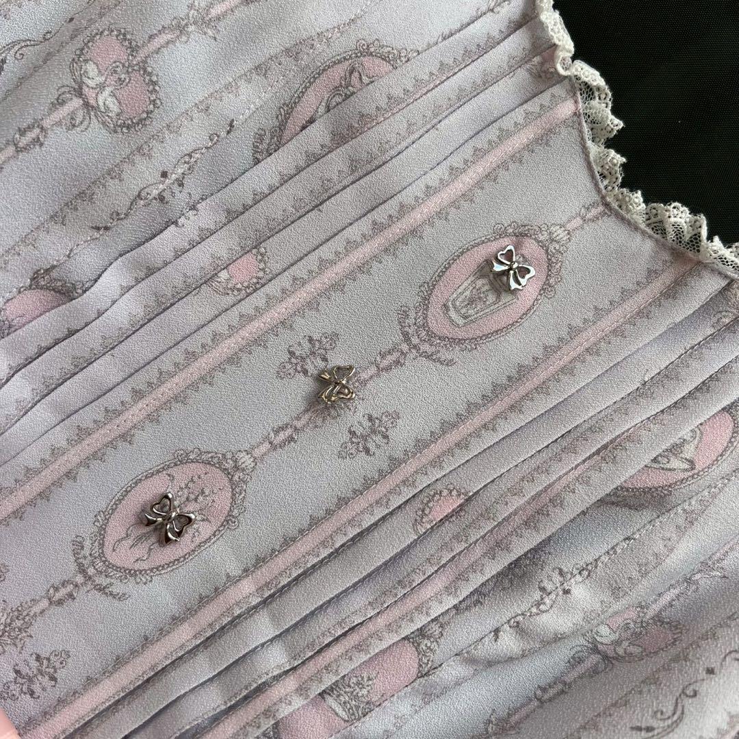 morphose 思い出のすずらんリボンジャンパースカート