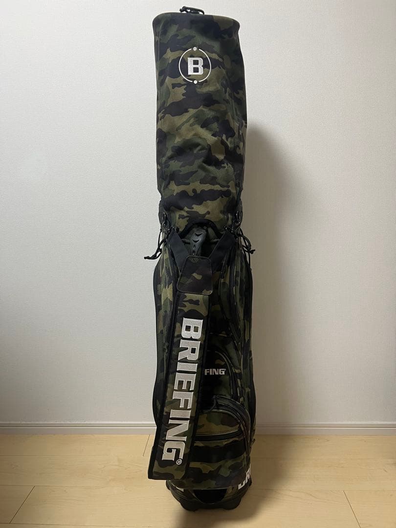 BRIEFING グリーンカモ キャディバッグ
