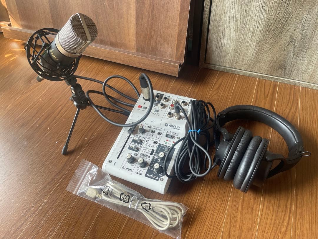 YAMAHA AG03 インターフェース&マイク &ヘッドフォンセット