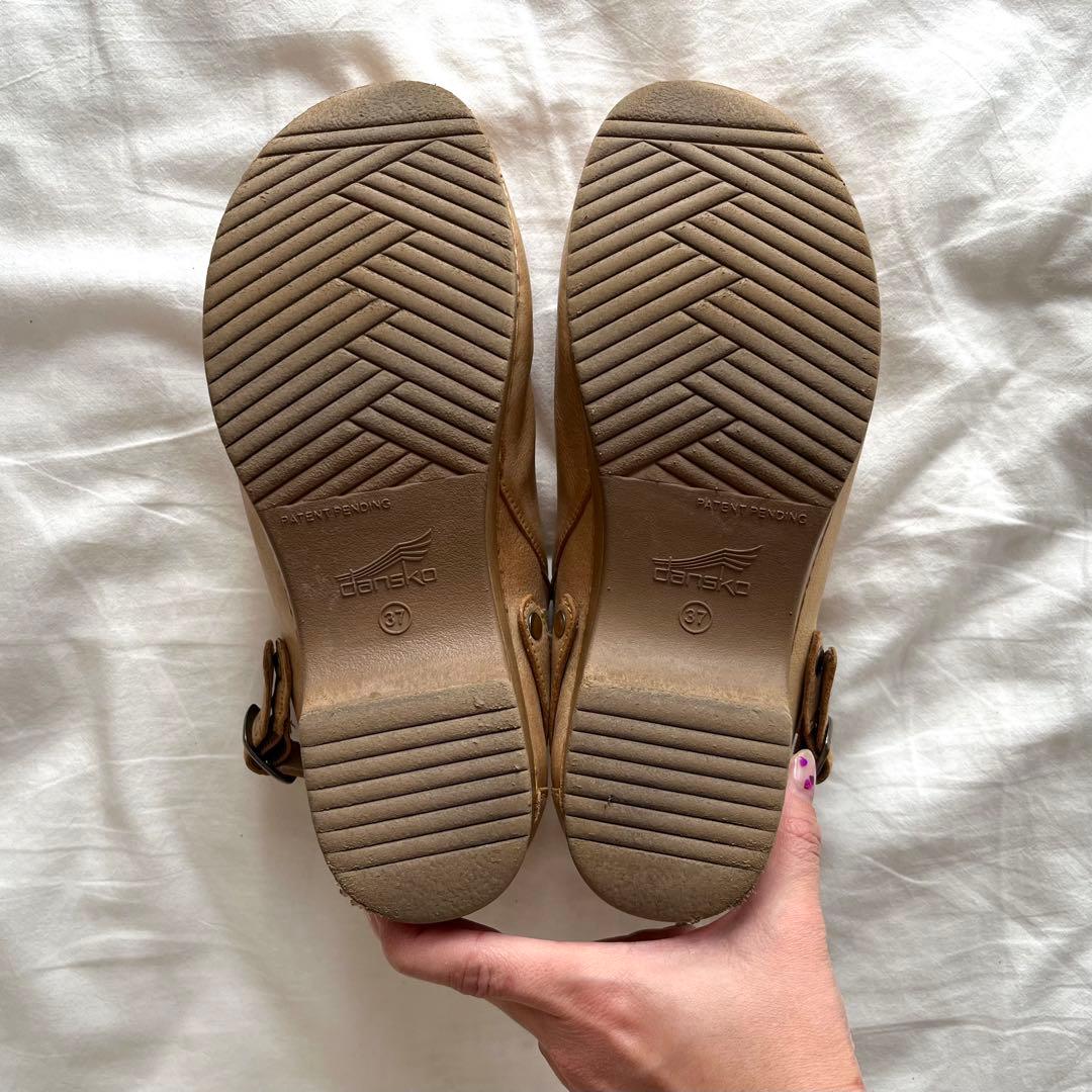 希少カラー✳︎ダンスコ　サボ　ストラップ　37 23.5〜24 ハニー 2way