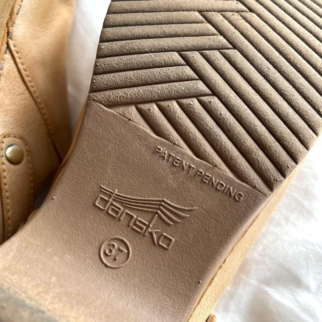 希少カラー✳︎ダンスコ　サボ　ストラップ　37 23.5〜24 ハニー 2way