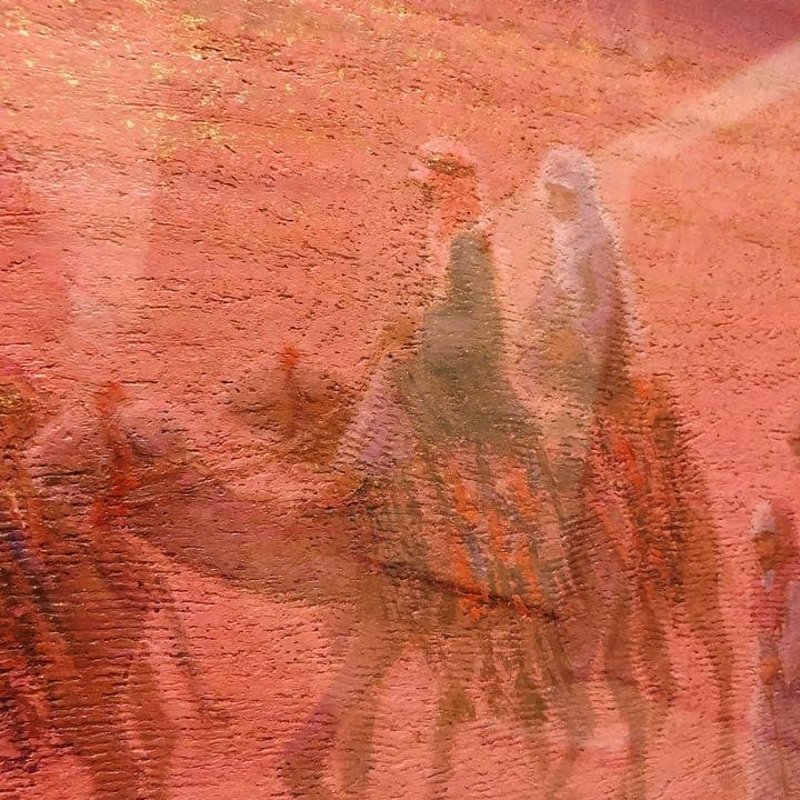 松尾洋明『くれなずむシナイ』 油彩