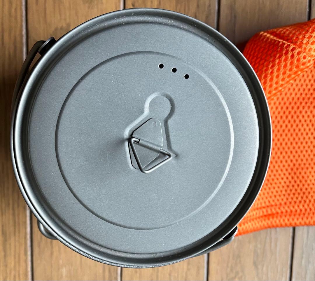 トークス ウッドバーニングストーブ と1600 と1100チタンポットのセット