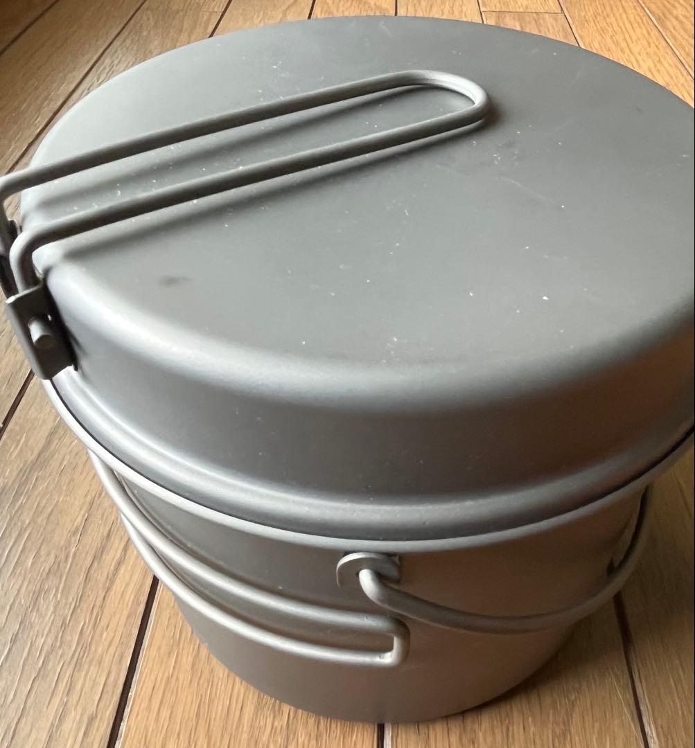 トークス ウッドバーニングストーブ と1600 と1100チタンポットのセット