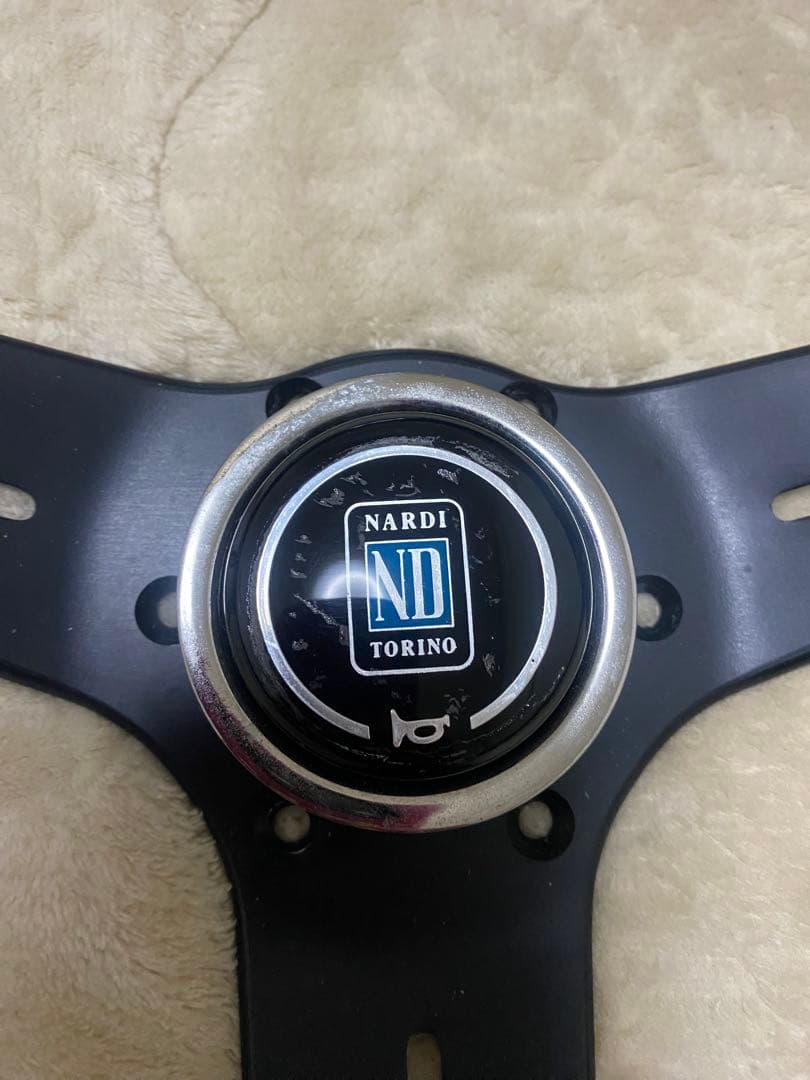 ナルディ NARDI ステアリング ディープ35φ 赤ステッチ