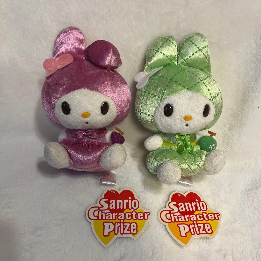 平成レトロ　マイメロディ　フルーツぬいぐるみ　サンリオ　当時物