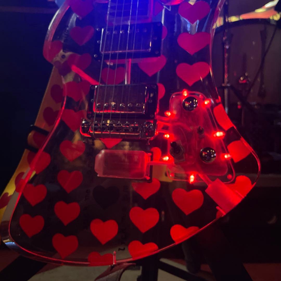 モッキンバード　クリアハート　イエローハート　　　hide ヒデ