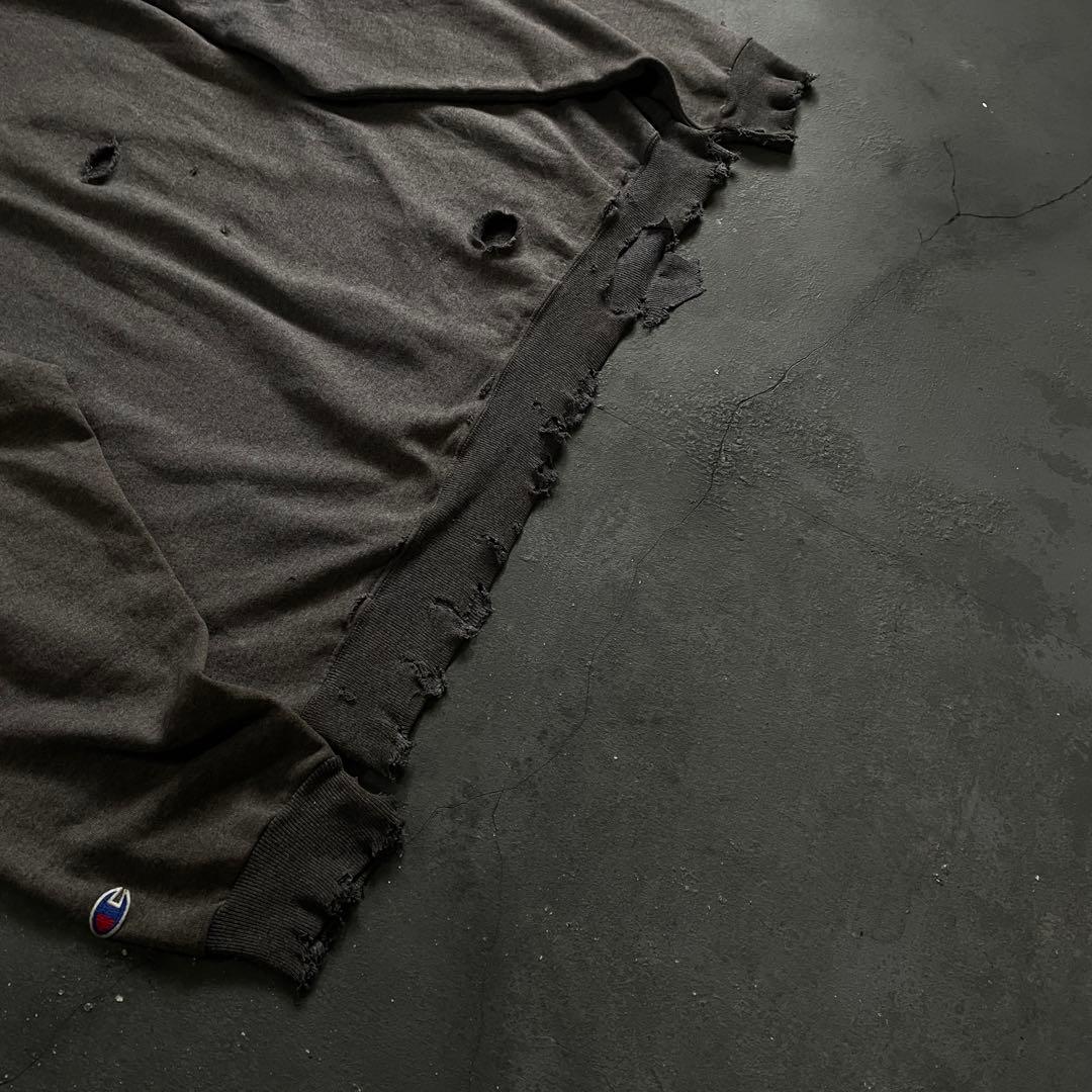 90s born paint“ grange”グレー”XL“boro sweat