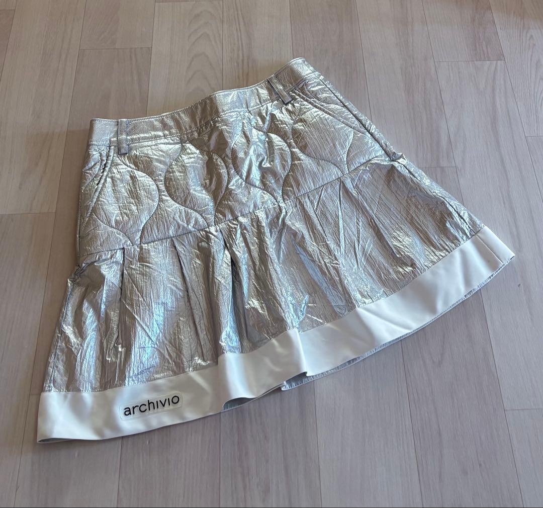 archivio アルチビオ ゴルフウェア 蓄熱保温効果スカート サイズ38