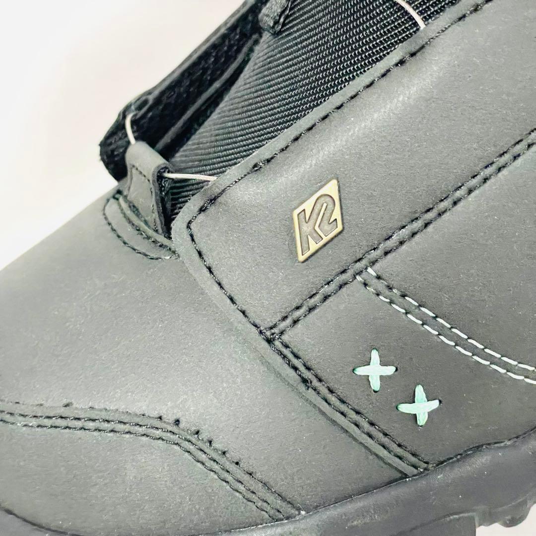 【目玉商品】★新品★ K2 スノーボードブーツ 24cm boa 黒×緑