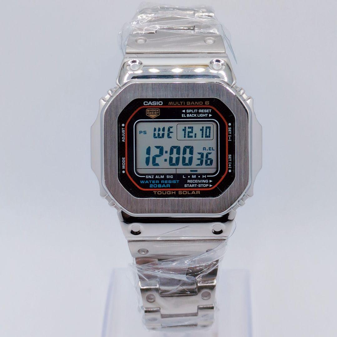 【稼働品】G-SHOCK GW-M5610 カスタム シルバー メタル