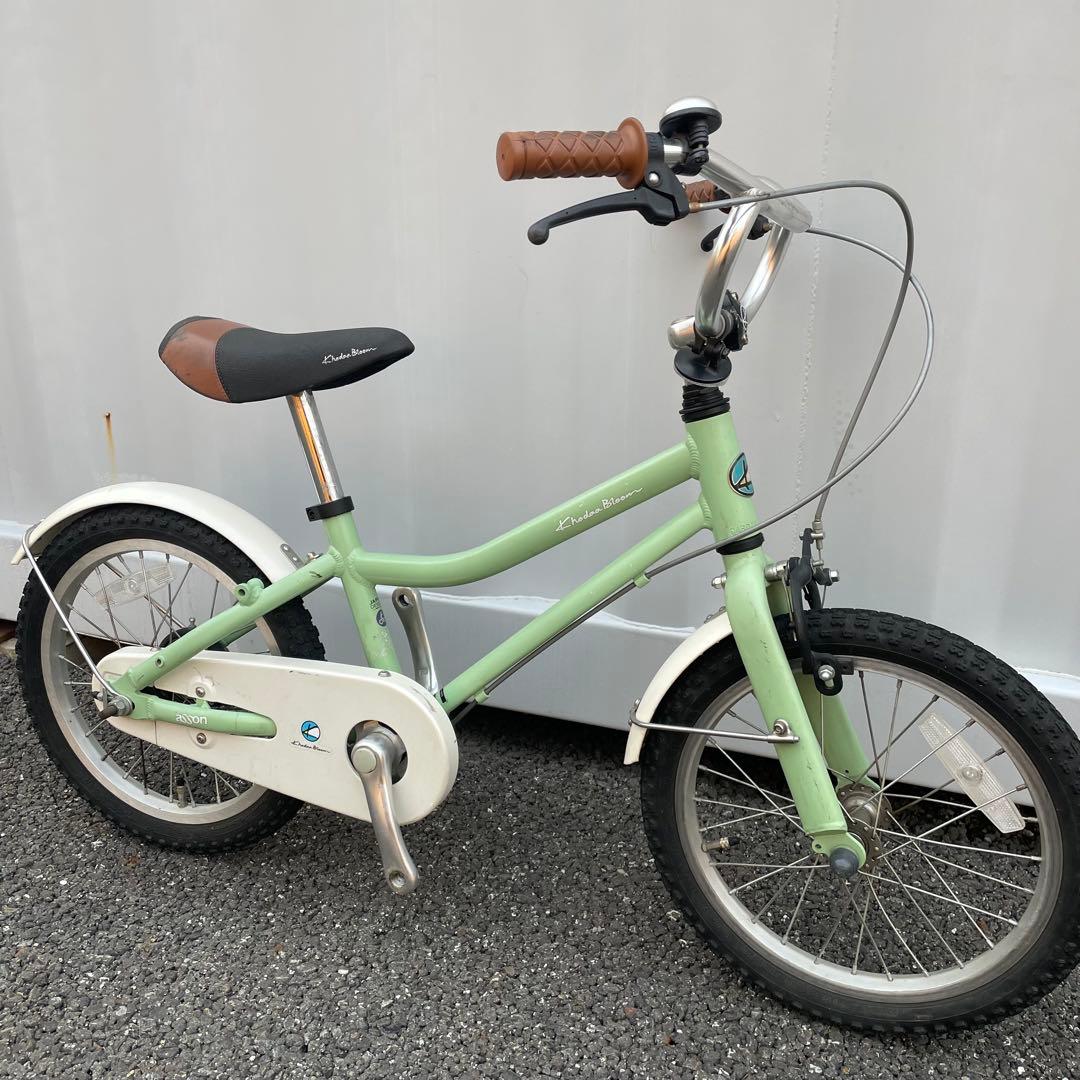 子供用自転車 16インチ asson K16 身長99-115cm 補助輪なし