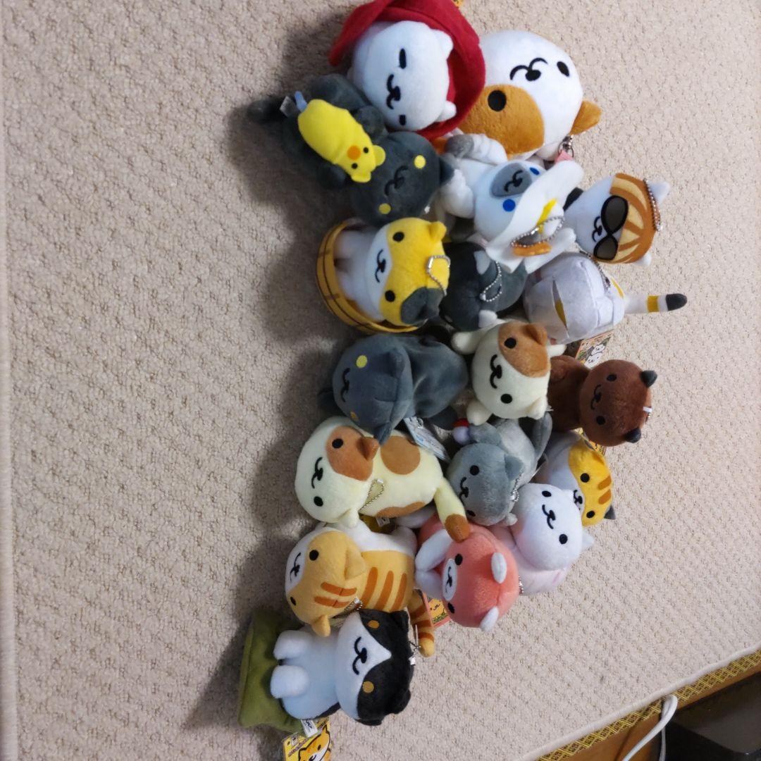 ねこあつめ　　カバンに付けられるぬいぐるみ他