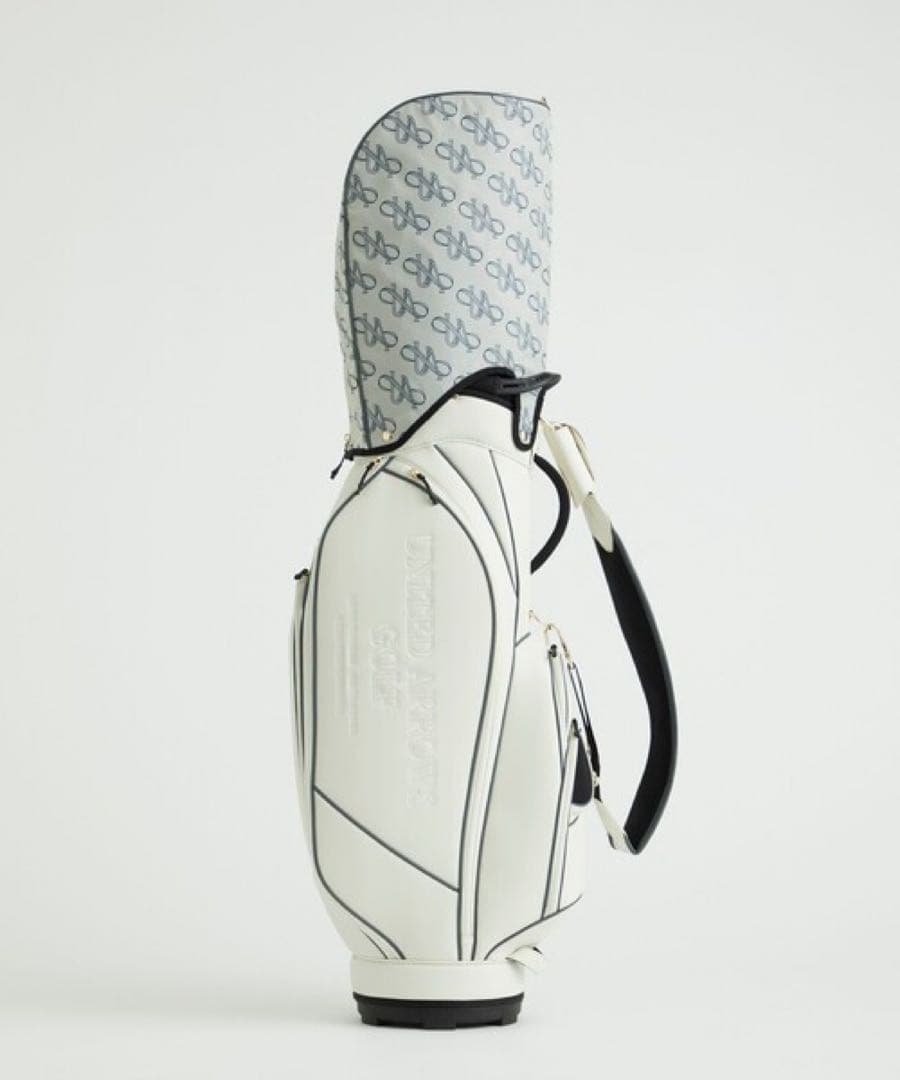 【新品未使用】ユナイテッドアローズゴルフ キャディバッグ ホワイト 軽量