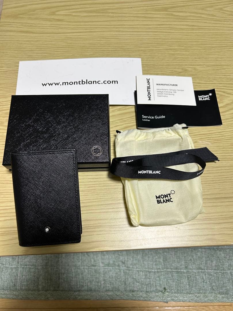 MONTBLANC ブラック 名刺入れ 付属品付き