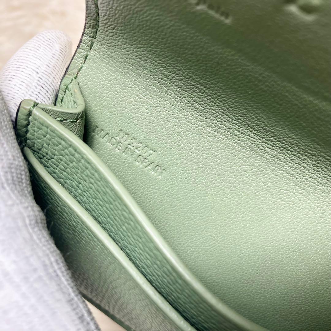 【極美品】 ロエベ アナグラム 名刺入れ カードケース