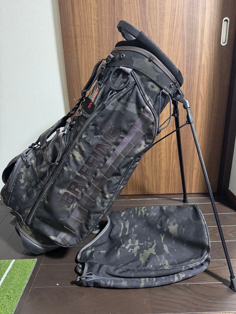 BRIEFING 迷彩柄 キャディバッグ