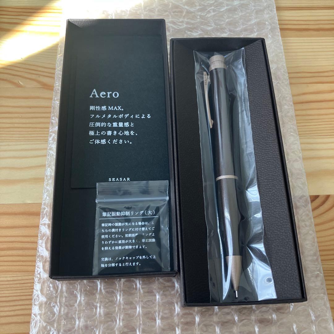 Aero 剛性感MAXシャープペン ダークブラウン Seasar