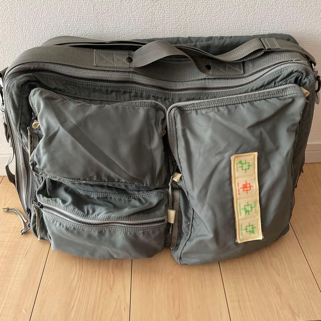 ヴィテージ希少LUGGAGE LABEL山口タグエアフォースナイロン