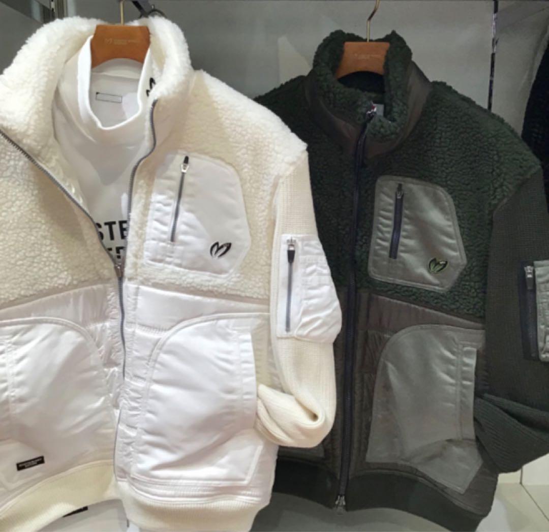 美品！MASTER BUNNY EDITION ボアブルゾン　カーキ　M