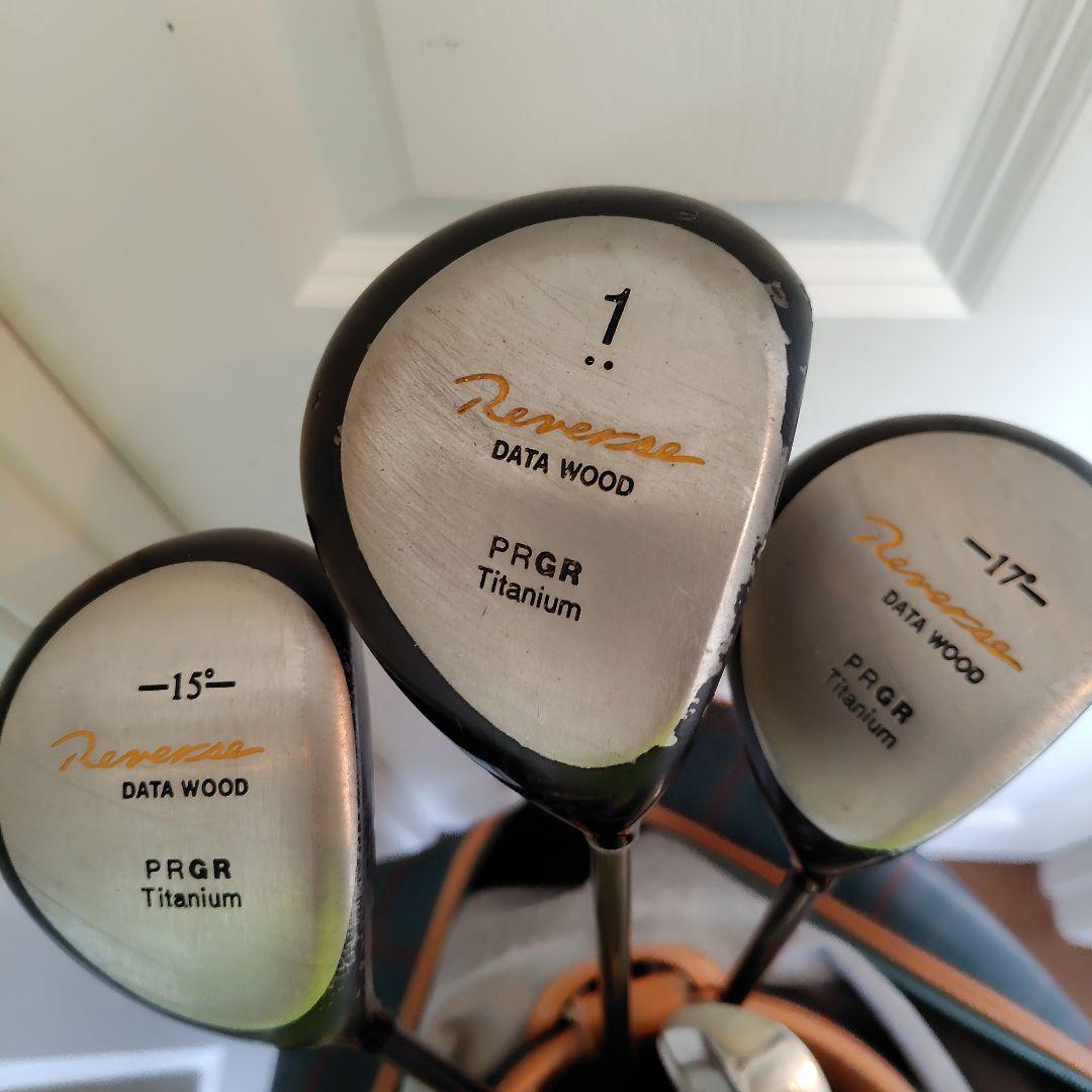 TRUSSARDI チェック柄キャディバッグ（女性·子供向き）＋クラブ13本＋α