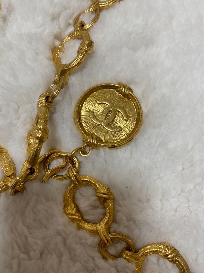 CHANEL チェーンベルト ゴールド