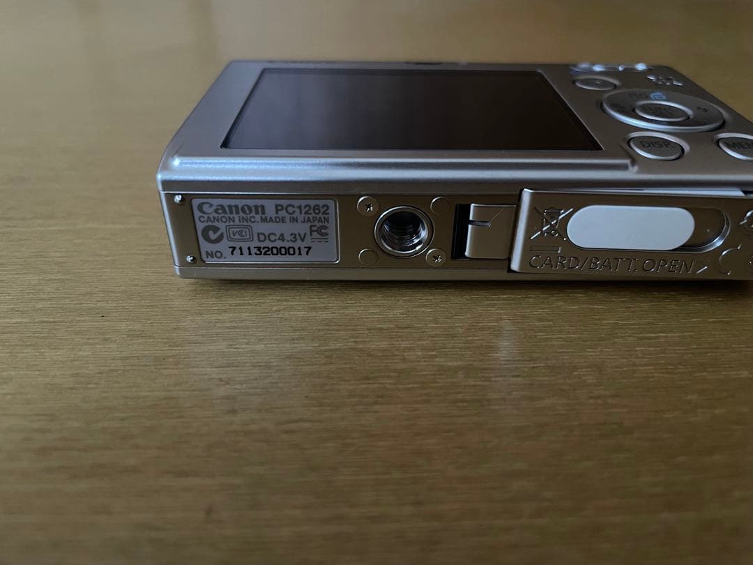 Canon IXY Digital 2515 PC1262 レンズエラー