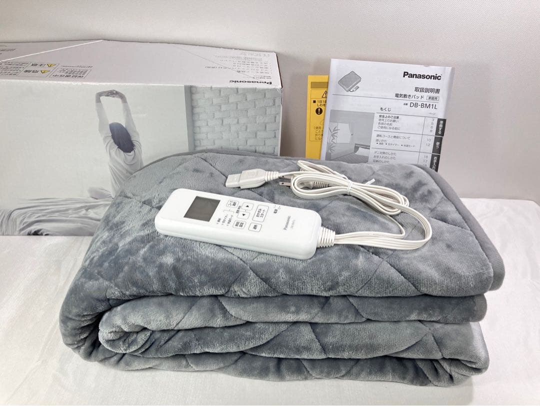 パナソニック 暖房敷きパッド 電気毛布 快温モード搭載 DB-BM1L-H