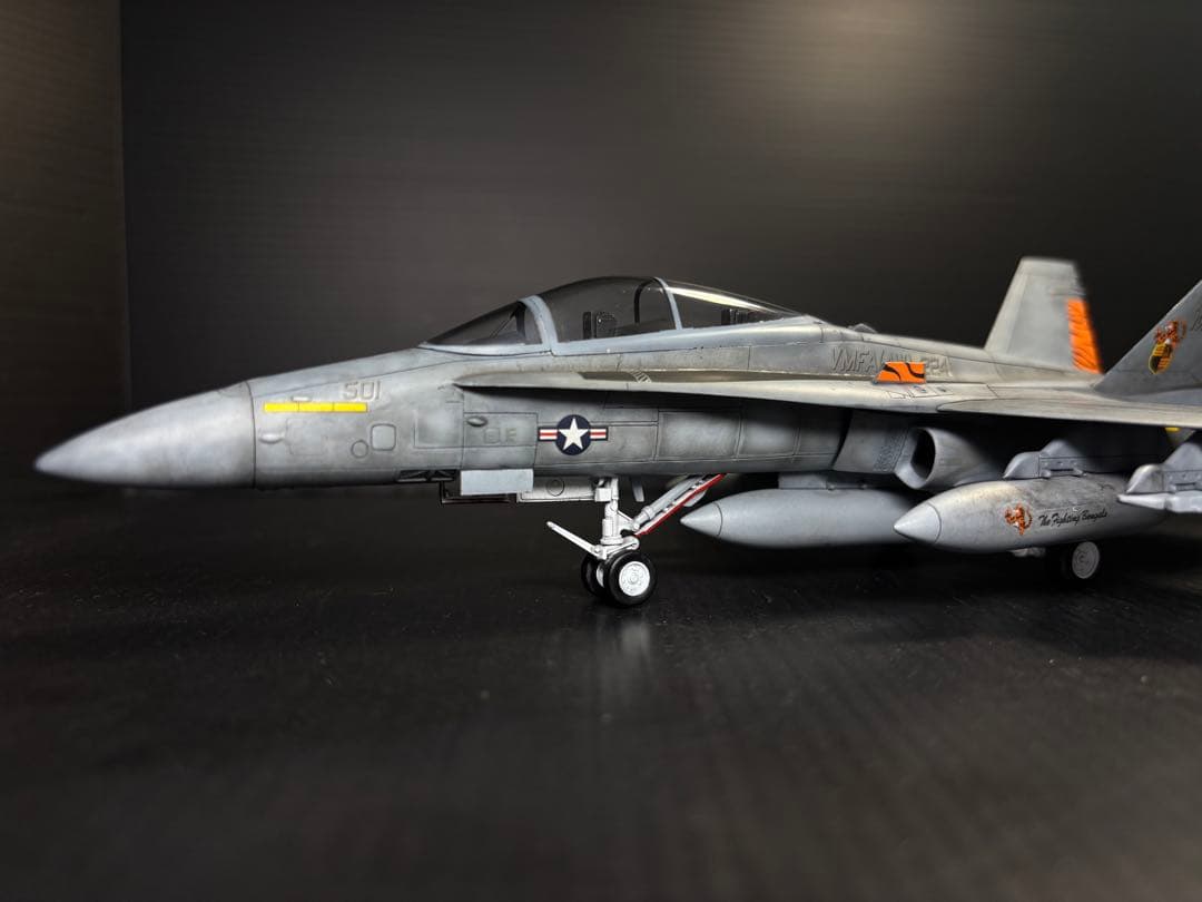 F18A/F ホーネット　1/72 プラモデル完成作品