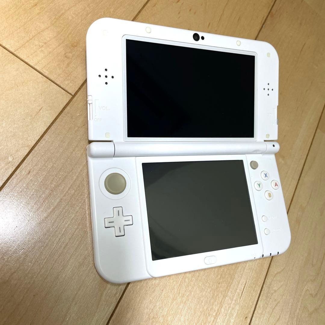 【画面ヤケあり】Newニンテンドー3DSLL パールホワイト