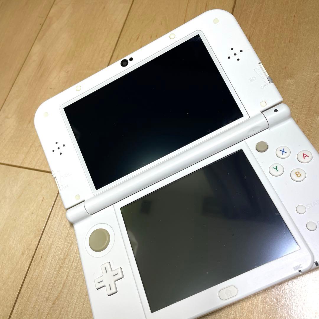 【画面ヤケあり】Newニンテンドー3DSLL パールホワイト