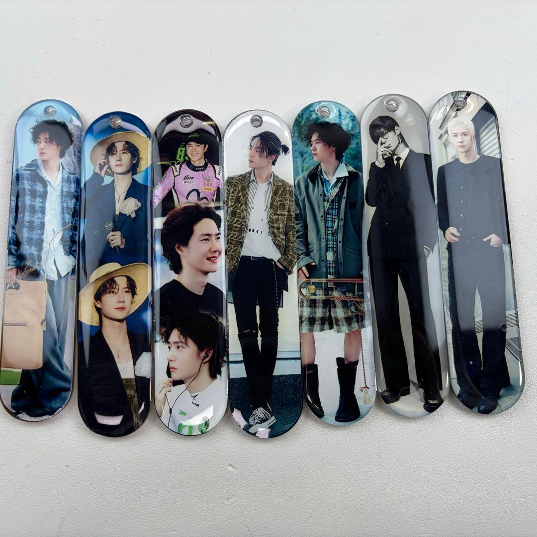 王一博 新作　可愛い　栞　レジンキーホルダー 7点セット❣️0126