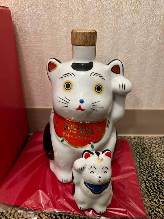 ★サントリー★山崎★ピュアモルト★招き猫★箱付★